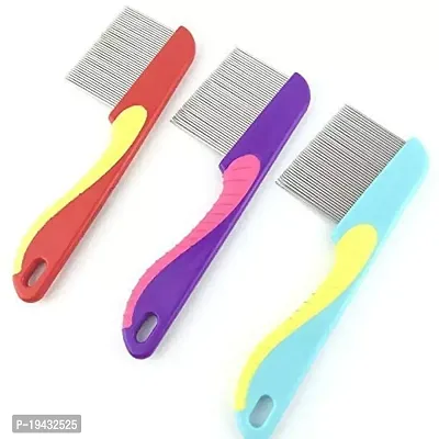 Lice Treatment Comb for Head Lice with Long Handle/Nit Lice Egg Removal Stainless steel Long Teeth For Men Women  Color May Vary-thumb4