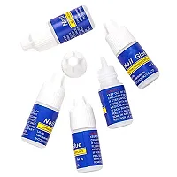 Nail Glue for Artificial Nail Glue Waterproof Nail Glue for Acrylic Professional Nail Art Glue Manicure Tool for False Nail (Package Contains 3 Pcs Nail Glue of 3 g)-thumb2