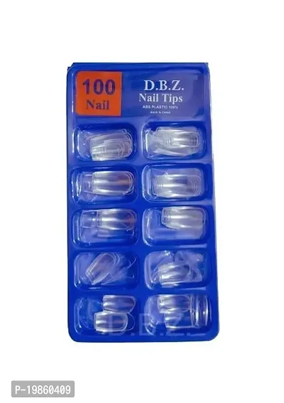 100 pcs High Quality Transparent Nails-thumb2