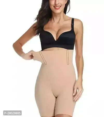 Stylish Beige Cotton Blend Tummy Shaper For Women-thumb0