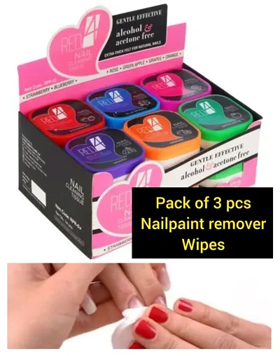 Instant Nail Polish Remover Wipes - 02 Rose – Verymiss