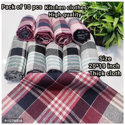 superb quality Multipurpose kitchen clothes Large size /duster/ napkins/towel/ High quality /thick cloth/ pack of 10 pcs
