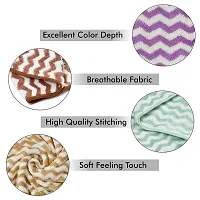 Femfairy Super Soft Microfiber Designer Hand Towels (Multicolours) - 4 Pieces-thumb4
