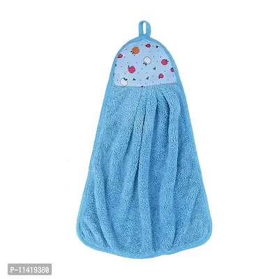 Femfairy Microfiber wash Basin Hanging Hand Kitchen Towel Napkin with Ties-thumb4