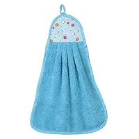 Femfairy Home Store Microfibre Wash Basin Towel Soft Hand Towel for Bathroom Hanging Napkins for Kitchen 200 GSM, Pack of 6, 40 x 28 cm, Multicolor-thumb2