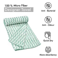 Femfairy Super Soft Microfiber Designer Hand Towels (Multicolours) - 4 Pieces-thumb1