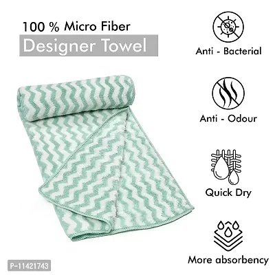 Femfairy Super Soft Microfiber Designer Hand Towels (Multicolours) - 4 Pieces-thumb2