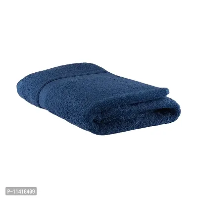 Femfairy Cotton Bath Towel 500 GSM (Navy Blue)-thumb2