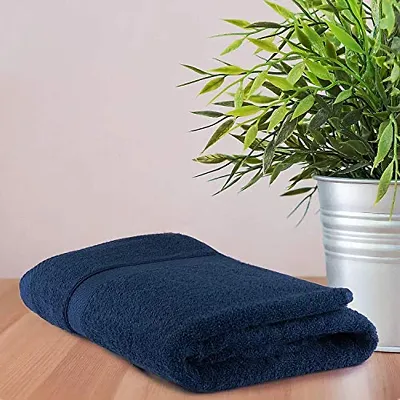 Femfairy Cotton Bath Towel 500 GSM (Navy Blue)