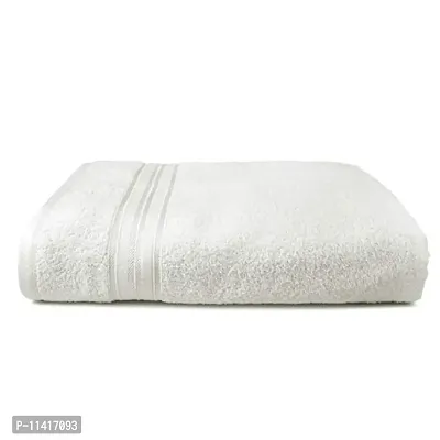 Femfairy Signature Collection 600 GSM Extra Large Bath Towel Oversized 90cm x 180cm Set of 1 (White)-thumb0