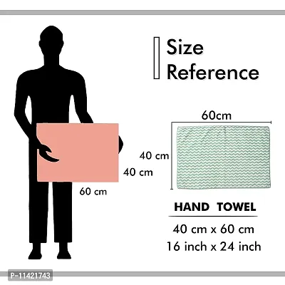 Femfairy Super Soft Microfiber Designer Hand Towels (Multicolours) - 4 Pieces-thumb3