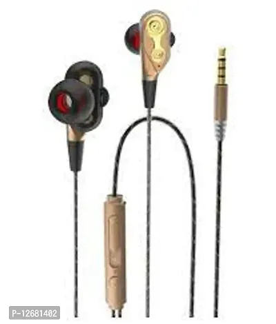 Stylish In-Ear Black Wired Earphones