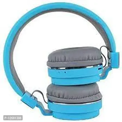 Stylish Blue Bluetooth Wireless Headphones