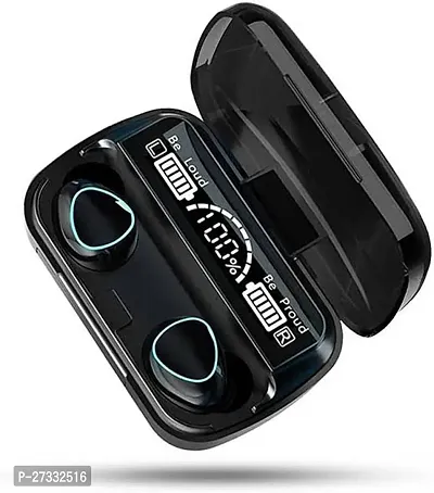 Stylish Bluetooth Wireless Black In-ear Headphones-thumb0