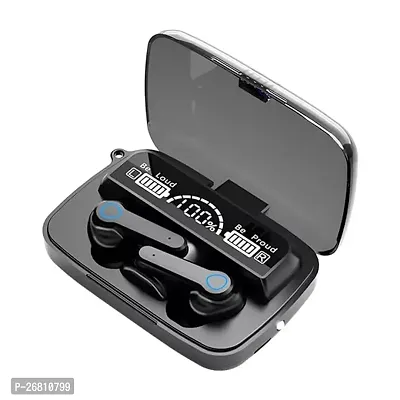 M19 Earbuds/TWS/buds 5.1 Earbuds with 280H Playtime, Headphones with Power Bank Bluetooth Headset  (Black, True Wireless)-thumb0