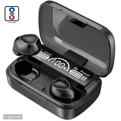 M10Earbuds/TWS/buds 5.1 Earbuds with 280H Playtime, Headphones with Power Bank Bluetooth Headset  (Black, True Wireless)