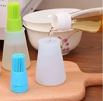 HENCEBE Silicone Oil Bottle Brush - Sauteing, Baking Or Grilling, Frying, BBQ, Pan Cake Butter Bread Pastry Brush Bottle Cooking Oil Dispenser Kitchen Tools-thumb4