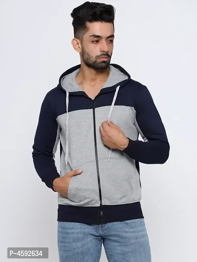 Men'S Full Sleeve Sweatshirts With Zipper-thumb0