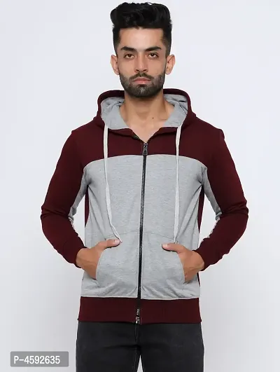 Men'S Full Sleeve Sweatshirts With Zipper-thumb0