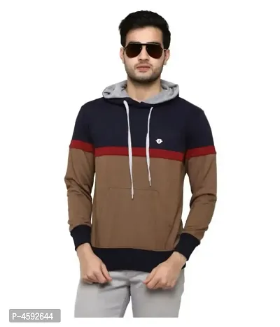 Full Sleeve Solid Men Sweatshirt Multi Color-thumb4