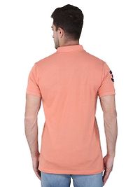 Solid Men Polo Neck Half T-Shirt-thumb4