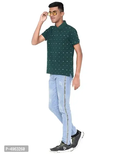 MADTEE POLO POLKA PRINT T SHIRT-thumb0