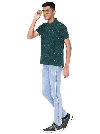 MADTEE POLO POLKA PRINT T SHIRT-thumb2