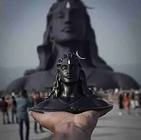 Seiri Adiyogi Shiva Statue for Car Dash Board, Pooja  Gift, Mahadev Murti, Idol, Lord Adiyogi Shankara for Home  Office Decor (ADIYOGI JI in Black)-thumb1