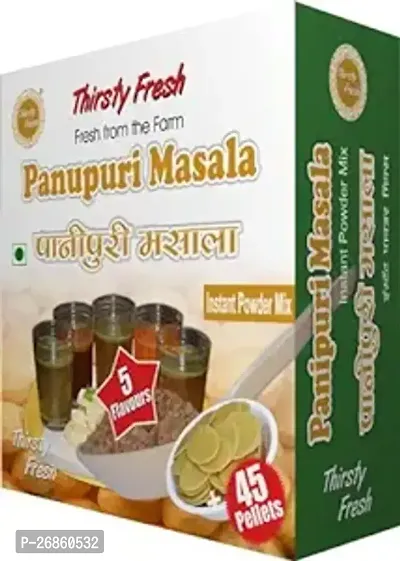 Thirsty Fresh Panipuri Masala Powder 5 Flavour ndash; Instant  Natural Ingredients (1 Kg, Pack of 5 x 200g)