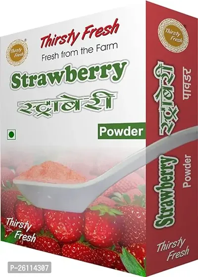 Thirsty Fresh Strawberry Powder ndash; Ready to Use for Cake Ice Cream Shake (500g, Pack of 5 x 100g)