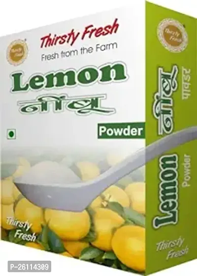 Thirsty Fresh Lemon Powder Ready to Use for Cake Ice Cream Juice (500g, Pack of 5 x 100g)-thumb0