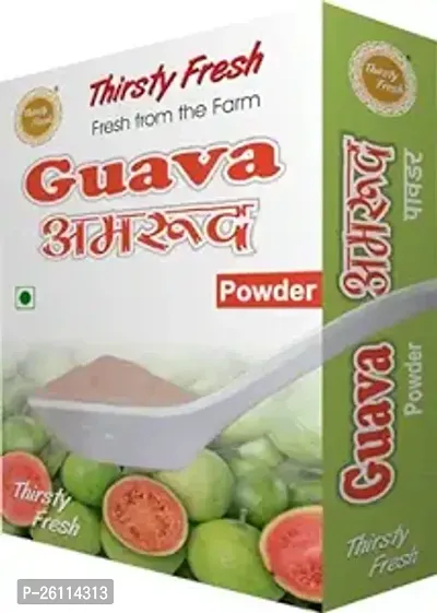 Thirsty Fresh Guava Powder Ready to Use for Cake Ice Cream Shake (500g, Pack of 5 x 100g)