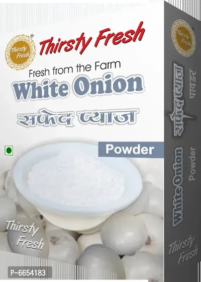 Thirsty Fresh White Onion Powder ndash; Dehydrated Ready to Use for Kitchen (500g)-thumb0
