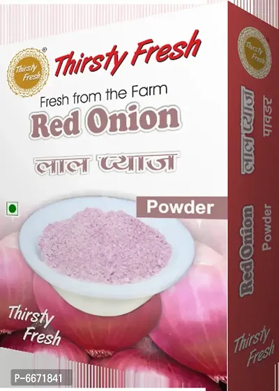 Thirsty Fresh Red Onion Powder ndash; Dehydrated Ready to Use for Kitchen (500g)-thumb0