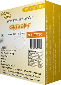 Thirsty Fresh Mango Powder ndash; Ready to Use for Cake Ice Cream Shake (500g, Pack of 5 x 100g)-thumb1