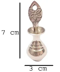 Mii Art Antique Mghal Design Brass Item,Pital Ki Surmedani with 2 Packed Bareilly Special Srma(Color-Golden)(Material-Brass)(Size-7cm Small) Pack of 1 Set.-thumb4