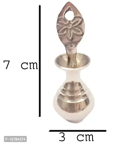 Mii Art Antique Mghal Design Brass Item,Pital Ki Surmedani with 2 Packed Bareilly Special Srma(Color-Golden)(Material-Brass)(Size-7cm Small) Pack of 1 Set.-thumb5