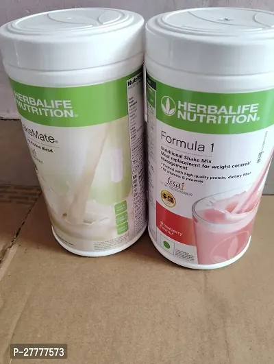 Formula 1 shake strawberry flavour and Milk mix shakemate