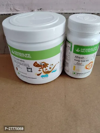 Herbalife nutrition Afresh lemon flavour and Kids drink Dinoshake chocolate flavour-thumb0