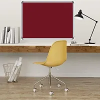 SAHAJ ENT 1.5 feet X 2 feet Premium Material Notice Pin-up Board/Pin-up Board/Soft Board/Bulletin Board/Pin-up Display Board for School, Office and Home, (Maroon - Pack of 1)-thumb2