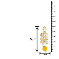 Stefan Gold Plated Yellow Kundan Long Necklace Set (CJ100581YELL)-thumb2