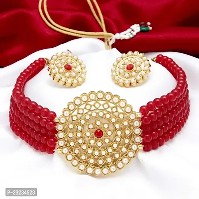 Stefan Traditional Choker Necklace Set for women (CJ100428)-thumb3