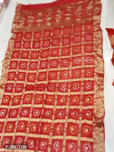 Comfortable  Red Cotton Lycra Dupatta For Women
