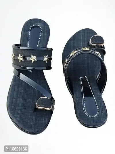 Fancy womens heels sandals designer chappal flat slippers-thumb3