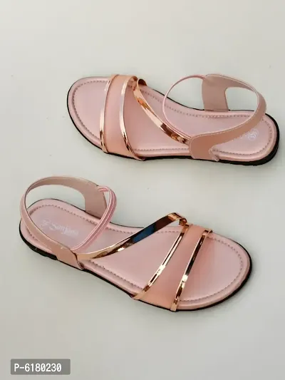 Beautiful Synthetic Leather Sandals-thumb3