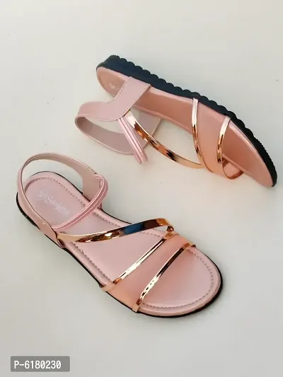 Beautiful Synthetic Leather Sandals-thumb4