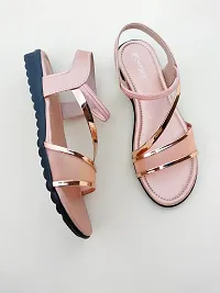 Beautiful Synthetic Leather Sandals-thumb1