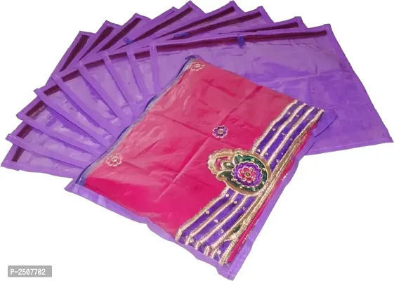 Designer Non-Woven Single Saree Cover or Garments Cover Combo Pack of 12 Pcs.-thumb0