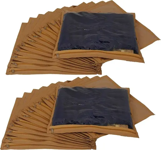 Solid Plain Packs Of Frill Saree Covers For Women