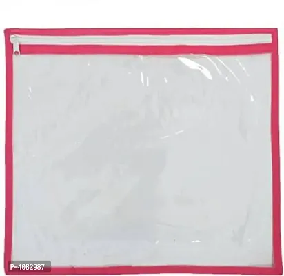 Premium PVC Transparent Saree Cover ( Pack Of 12 Pieces )-thumb2